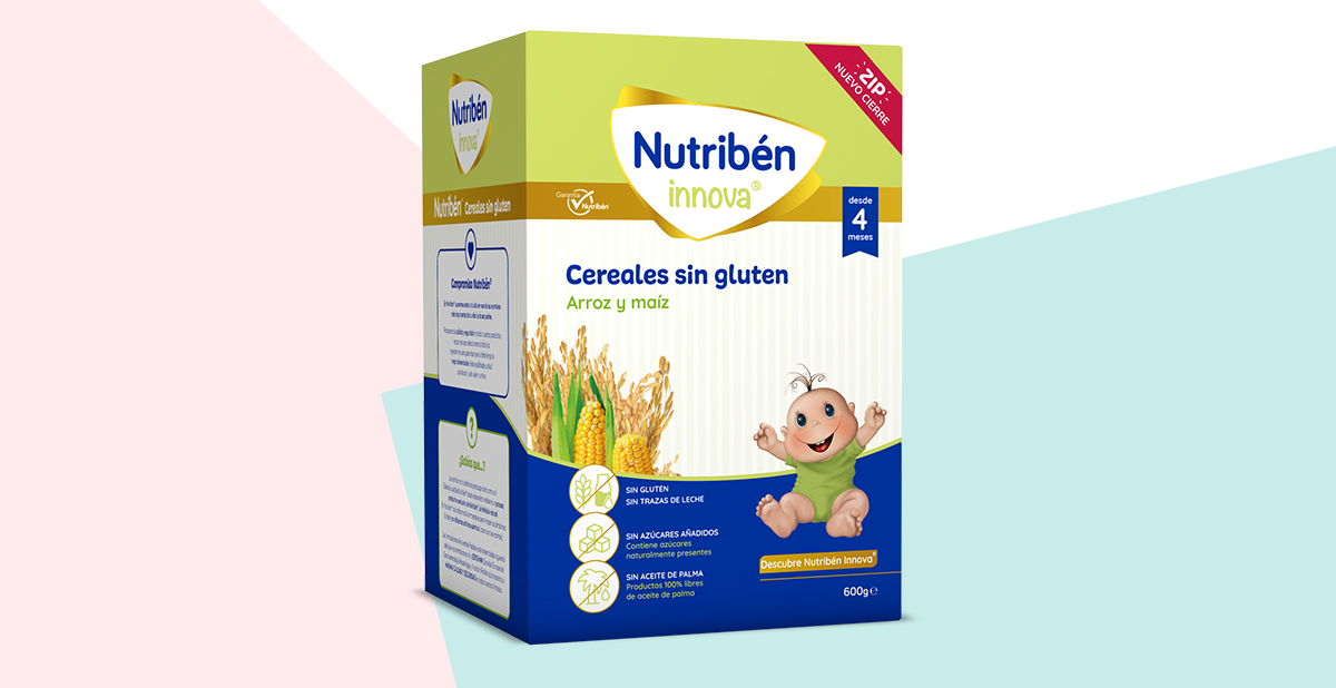 Nutribén Innova Cereales sin gluten, papilla de introducción a los