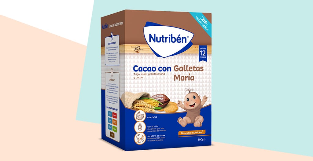 Nutriben Cereales Con Cacao Y Galletas Maria 500Gr