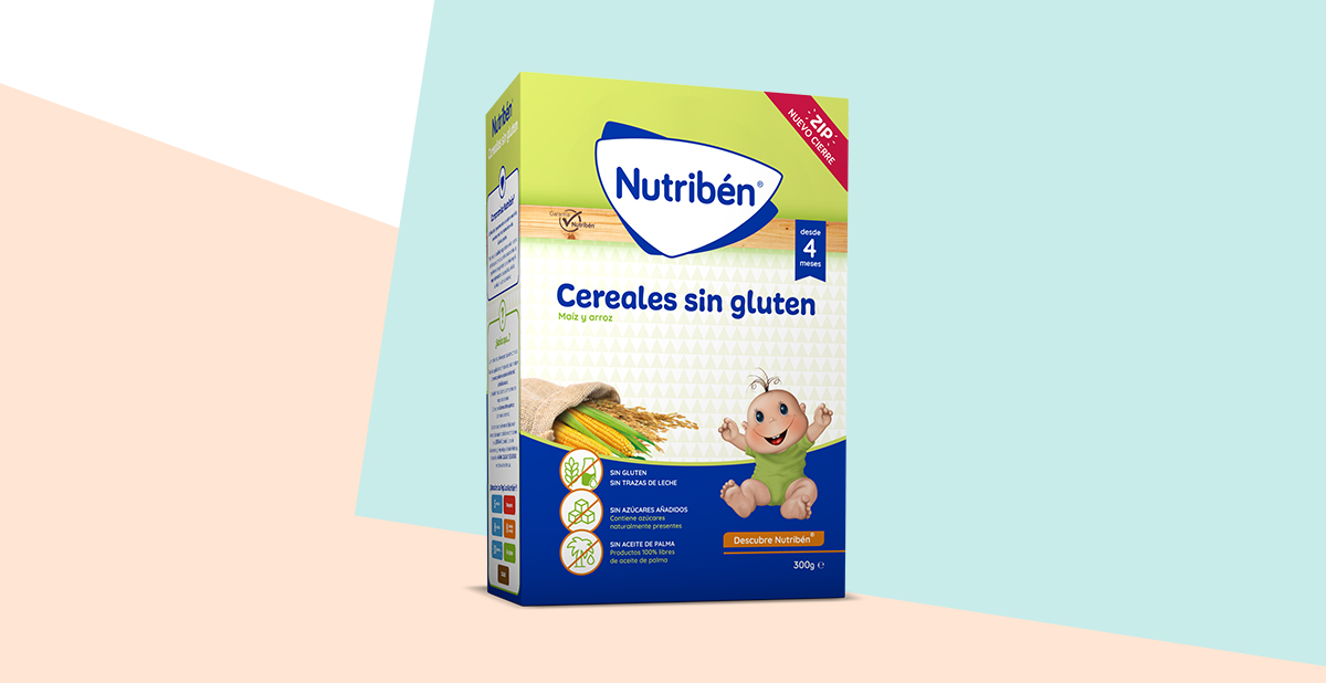 Nutribén Cereales Sin Gluten +4 Meses 300 g