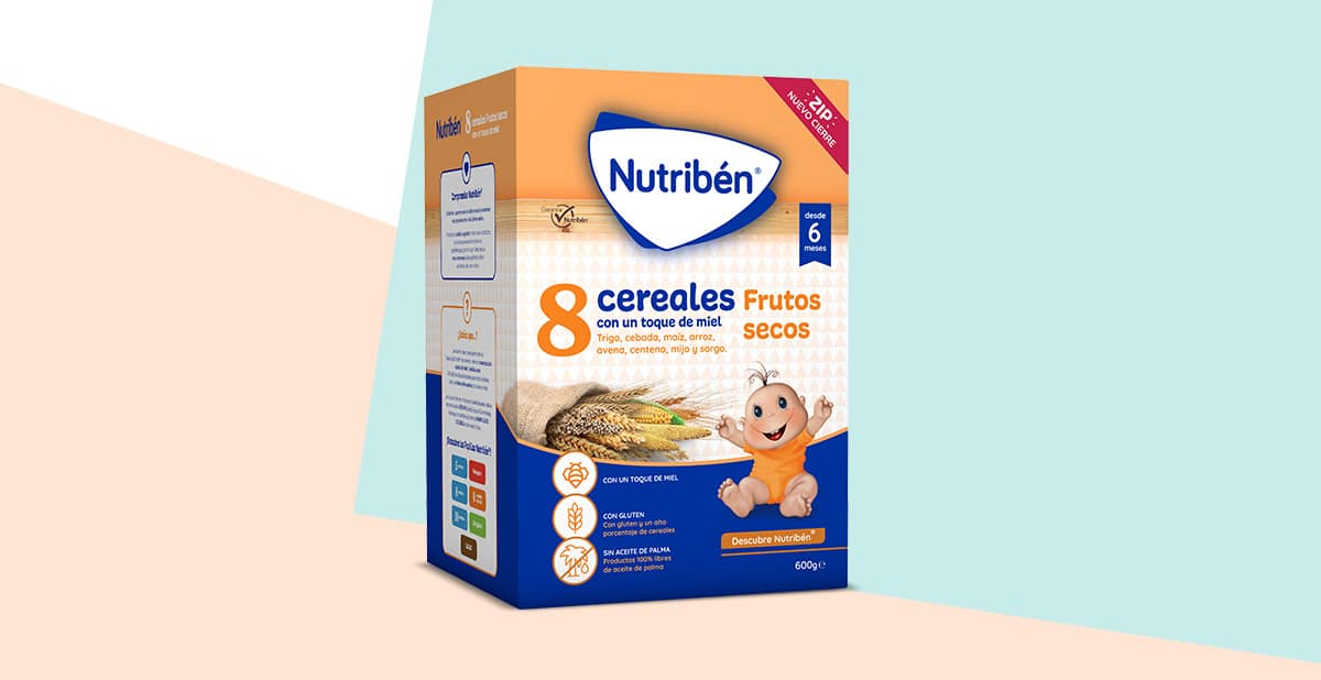 NUTRIBEN 8 CEREALES Y MIEL FRUTOS SECOS