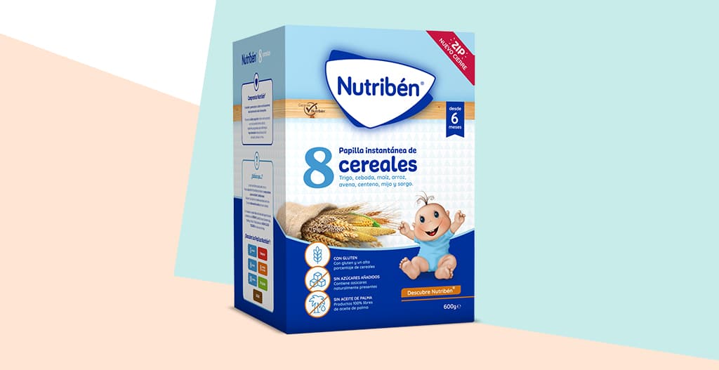 Nutribén 8 Cereales para la alimentación de tu bebé
