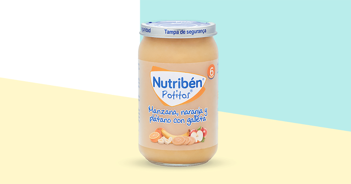 Potitos® Nutribén® Apple, orange and banana with biscuits - Nutriben  International