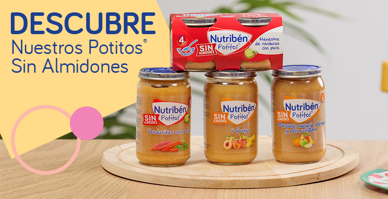 Descubre nuestra gama de Potitos® sin almidones.